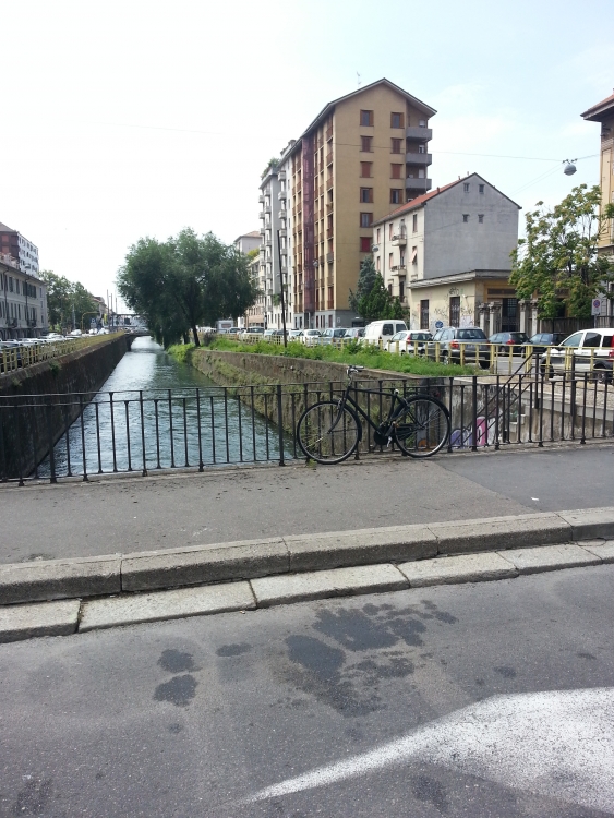 6 luglio 2014 - Milano, dal ponte della Conchetta verso la periferia