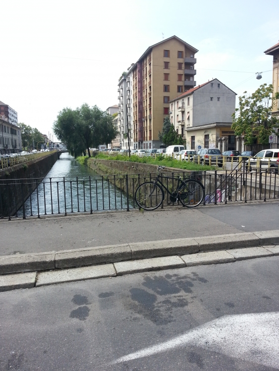 6 luglio 2014 - Milano, dal ponte della Conchetta verso la periferia