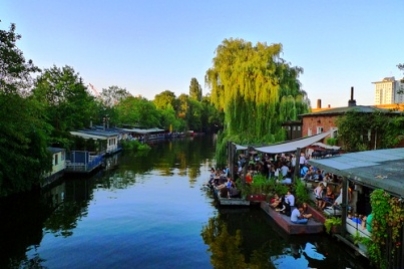 Il fiume Sprea a Berlino