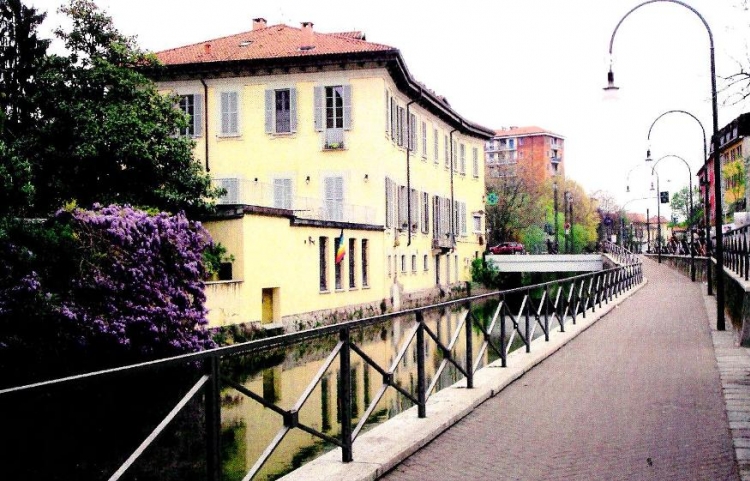 Ciclabile della Martesana, 2012. Villa Pallavicini (già villa Lecchi).