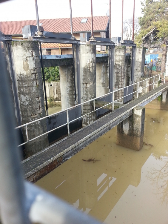 Chiuse della Martesana sul Lambro - 6-01-2014