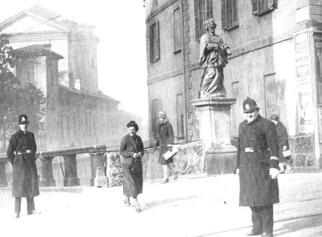 Ponte di Porta Romana - anni Venti.