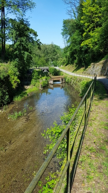 Una delle conche del Naviglio di Paderno - maggio 2016