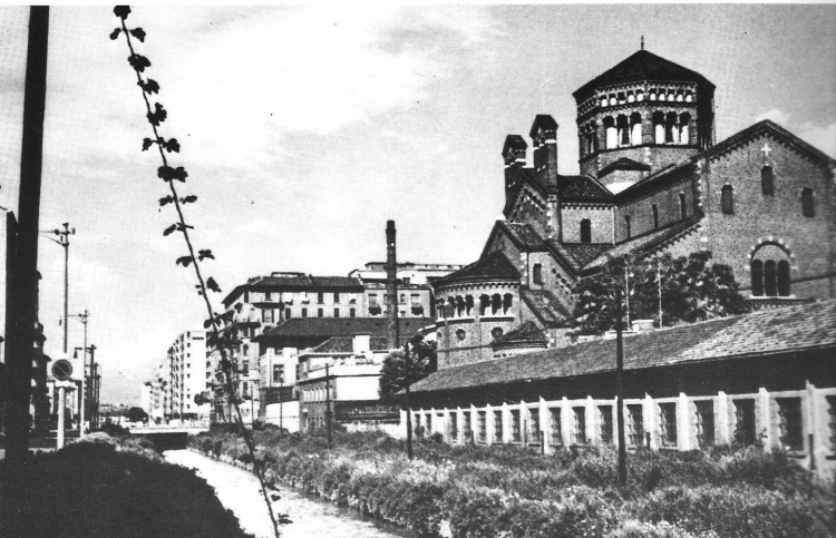 La Martesana in via Melchiorre Gioia, anni Cinquanta