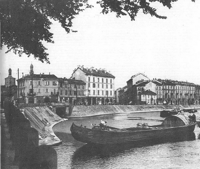 La Darsena in viale Gorizia, 1912