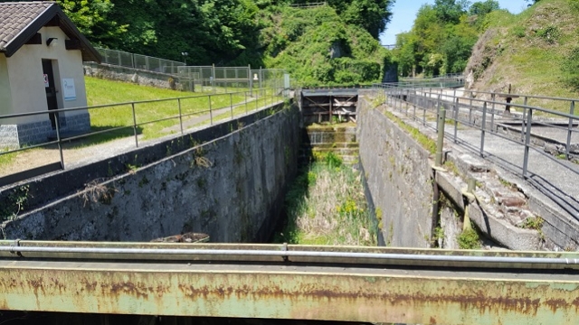 Particolare della Conca del Naviglio di Paderno - maggio 2016