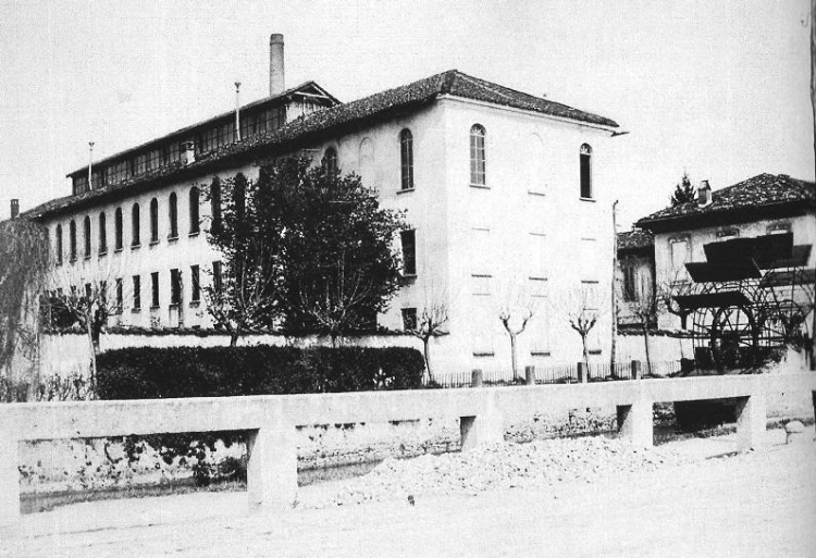 Filanda e villa De Ponti, 1892.
