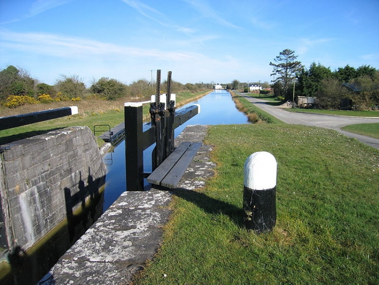 Chiusa sul Royal Canal - Contea di Westmeath a nord di Kinnegad