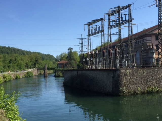 Il Naviglio di Paderno vicino alla centrale Bertini - maggio 2016