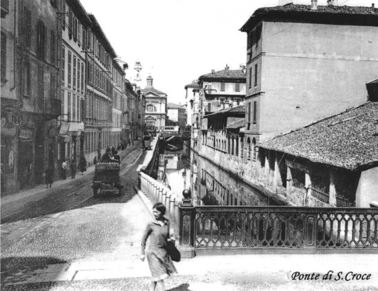 Ponte di S. Croce - da Foto Milano Sparita (Pagina Facebook)