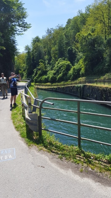 Canale di alimentazione del Naviglio di Paderno e della centrale Bertini - maggio 2016