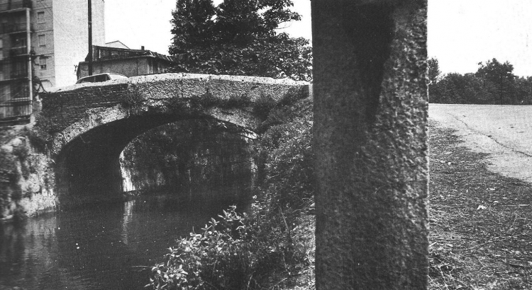 La Martesana in Milano: il ponte di via Dolomiti