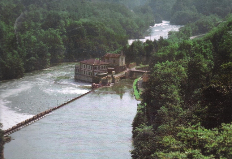 Diga e incile del Naviglio di Paderno