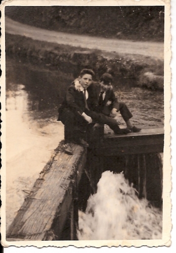 Le portine di una Conca del Naviglio di Paderno, 1950