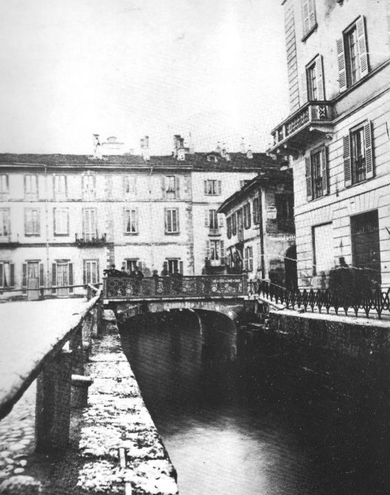 Il ponte di San Marco, in una foto di Icilio Calzolari