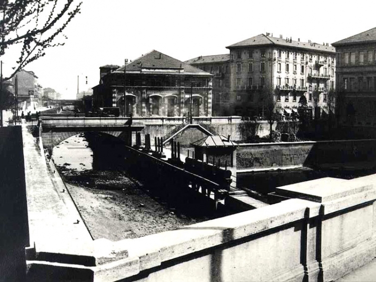 Naviglio Martesana ai bastioni di Porta Nuova