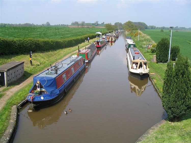 Shropshire Union Canal nei pressi di Norbury