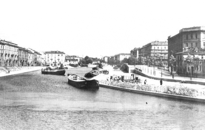 Darsena di Porta Ticinese - anni Venti