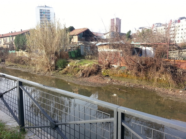 Milano, via Idro verso San Mamete - 6-01-2014