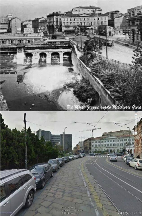 Milano, via Monte Grappa angolo via Melchiorre Gioia