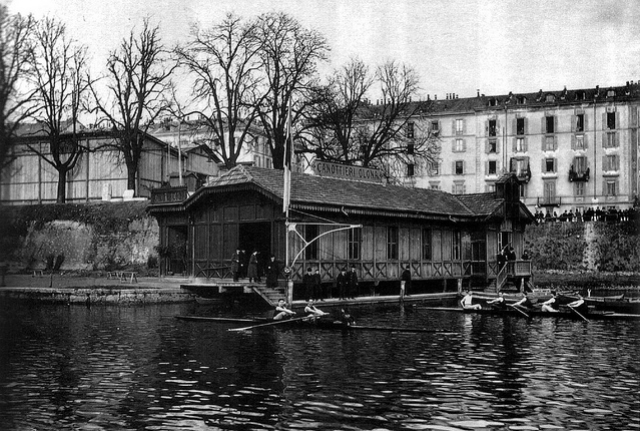 Lo Chalet della Canottieri Olona in Darsena