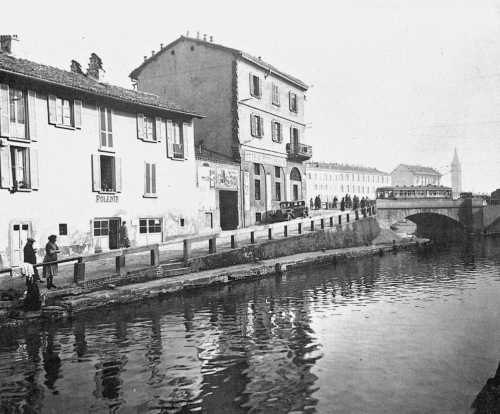 Alzaia del Naviglio Grande anni '30