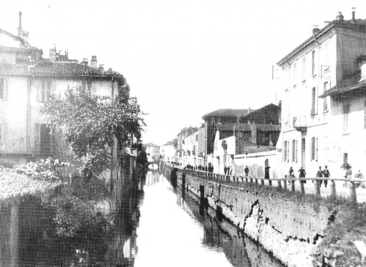 Via San Gerolamo (oggi via Carducci) - fine Ottocento