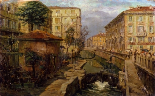 Scocchera Alfredo, Il Naviglio di Via Senato